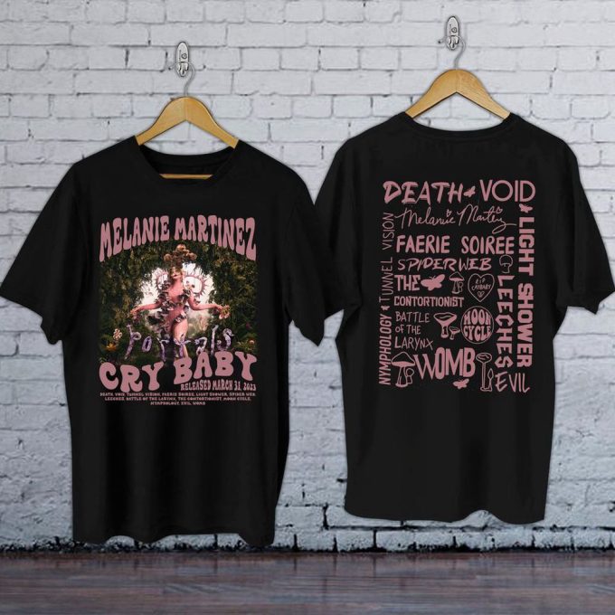 Melanie Martinez Shirt, Portals Tracklist Shirt, Portals Tour 2023 Shirt, Portals Album Tee, Melanie Martinez Cry Tee 5