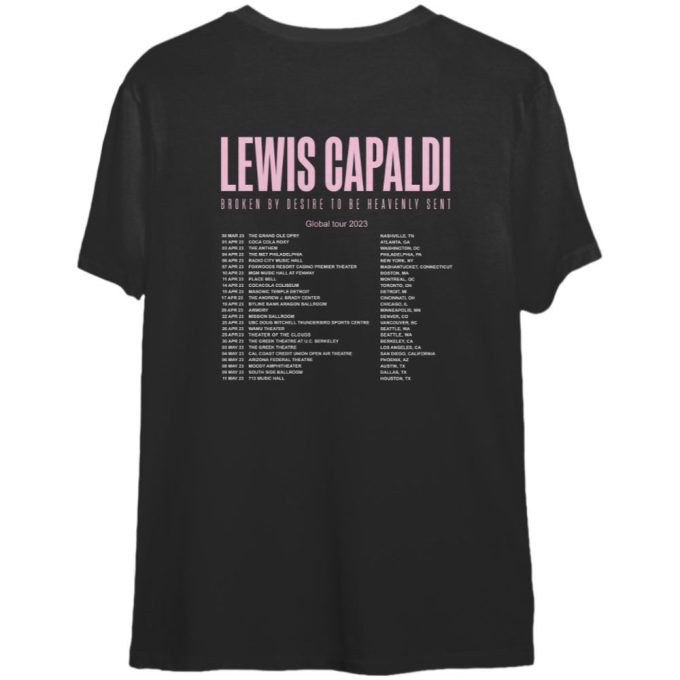 Lewis Capaldi Double Sided T Shirts, Lewis Capaldi Fan Double Sided T Shirts 2