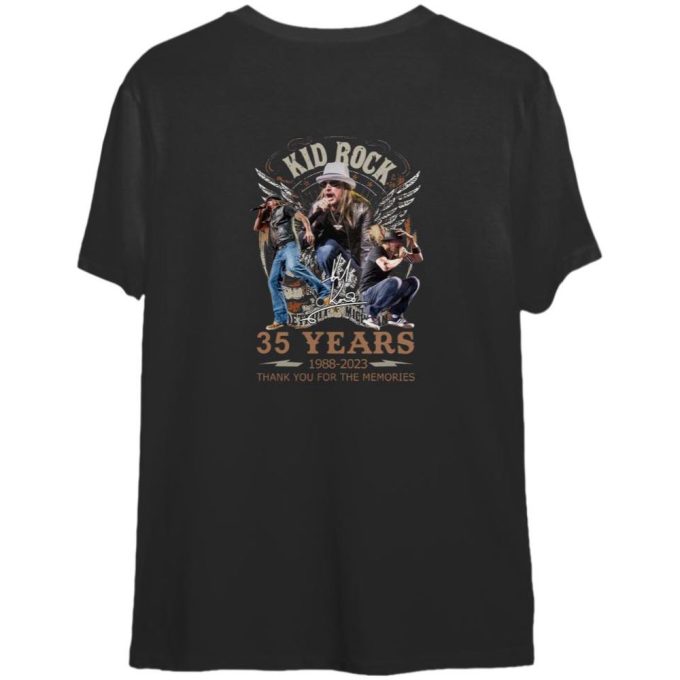 Kid Rock World Tour 2023 T-Shirt, Robert James Ritchie Shirt 2