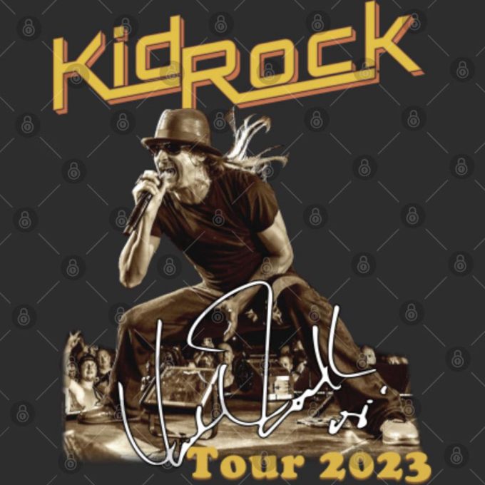 Kid Rock World Tour 2023 T-Shirt, Robert James Ritchie Shirt 3