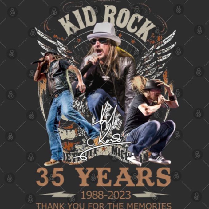 Kid Rock World Tour 2023 T-Shirt, Robert James Ritchie Shirt 4