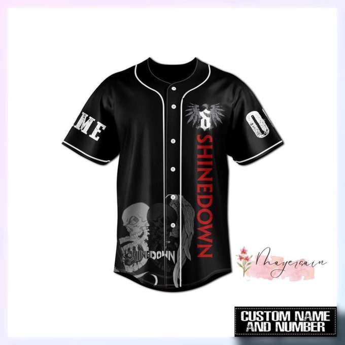 Shine Down Baseball Jersey Shirt, Shine Down The Revolutions Tour Shirt 1