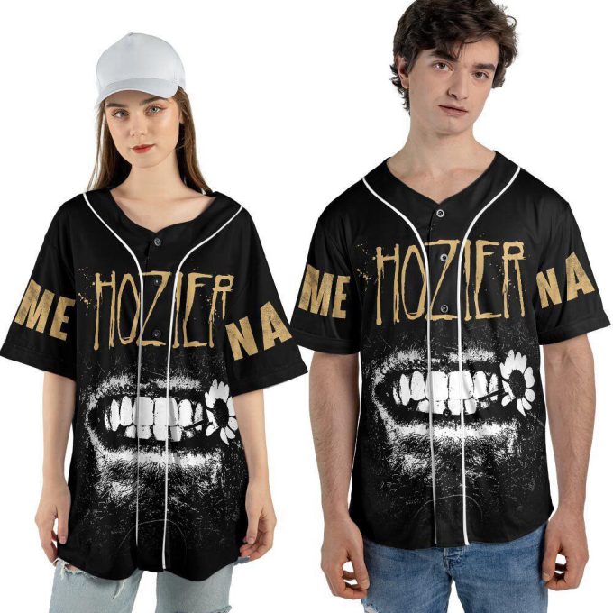 Custom Name Hozier 2023 Tour Baseball Jersey 3