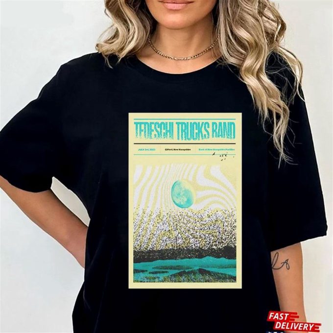 Tedeschi Trucks Band July 3 2023 Bank Of New Hampshire Pavilion Poster T-Shirt For Men Women Gift For Men And Women 7