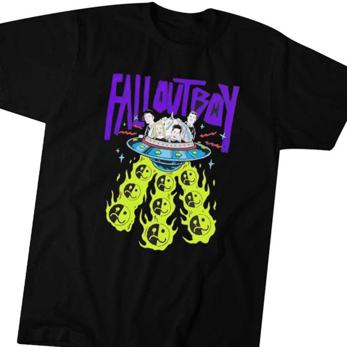 Official Fall Out Boy Unisex Ufo So Much For Stardust Tour T-Shirt Ladies Tee For Men And Women Gift For Men Women 8