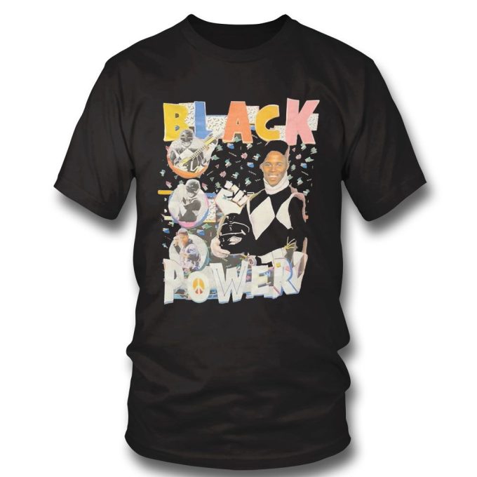 Official Black Power Mighty Morphin Power Rangers Gift For Men Women 2