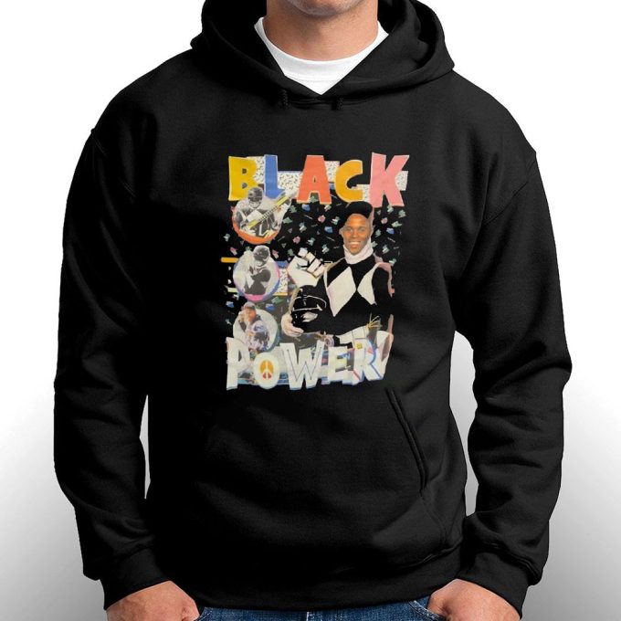 Official Black Power Mighty Morphin Power Rangers Gift For Men Women 4