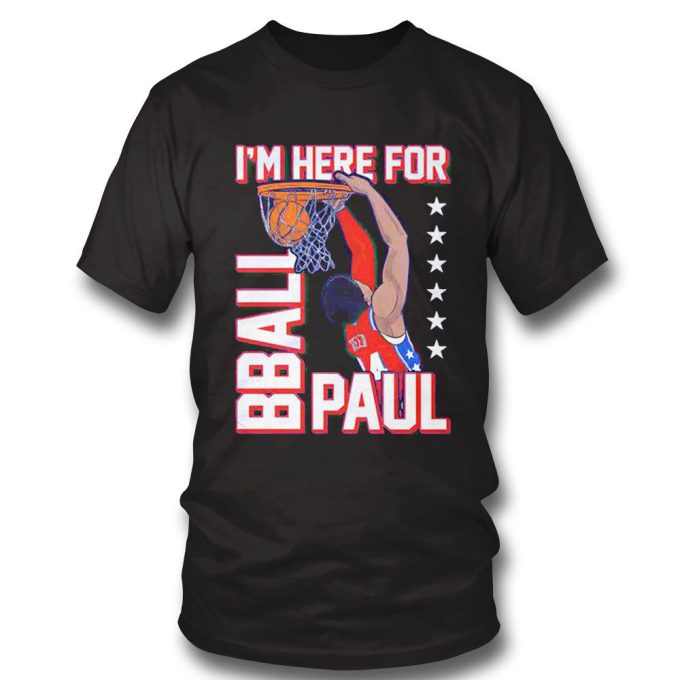 Official Im Here For Bball Paul Reed Gift For Men Women 2