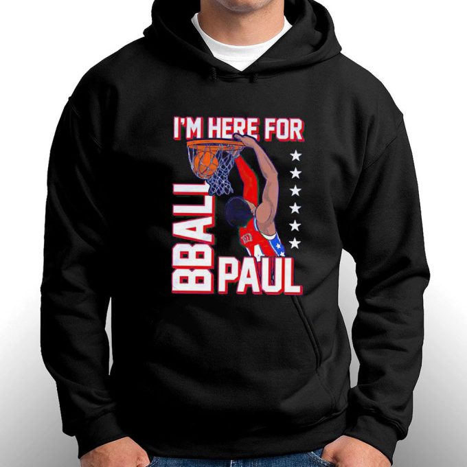 Official Im Here For Bball Paul Reed Gift For Men Women 4