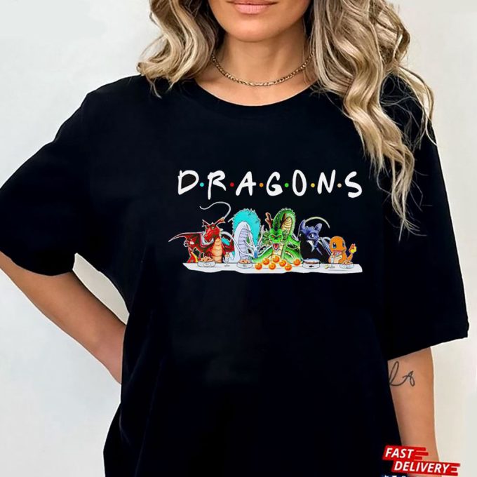 Official Dragons Cartoon Gift For Men Women 5