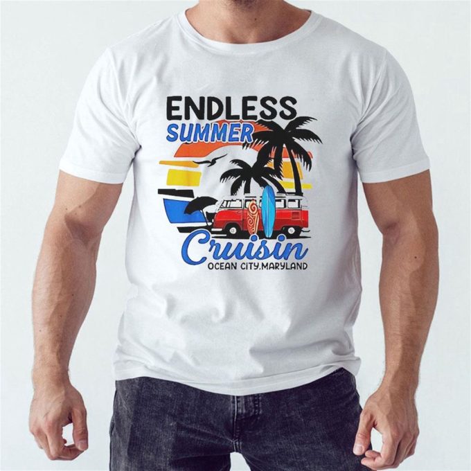 Official Endless Summer Cruisin Ocean City Maryland Vintage T-Shirt For Men And Women Gift For Men Women 2