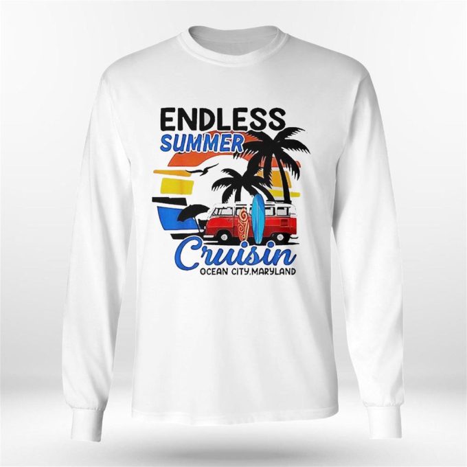 Official Endless Summer Cruisin Ocean City Maryland Vintage T-Shirt For Men And Women Gift For Men Women 3