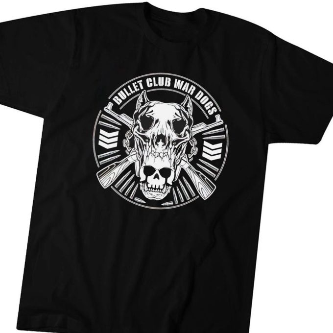 Bullet Club War Dogs Skull T-Shirt Hoodie Gift For Men And Women 2