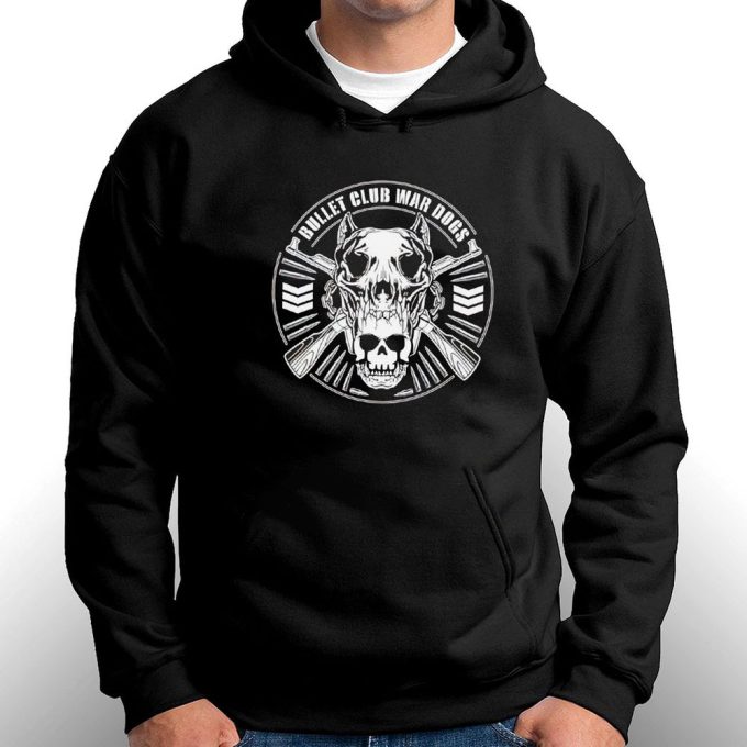 Bullet Club War Dogs Skull T-Shirt Hoodie Gift For Men And Women 9