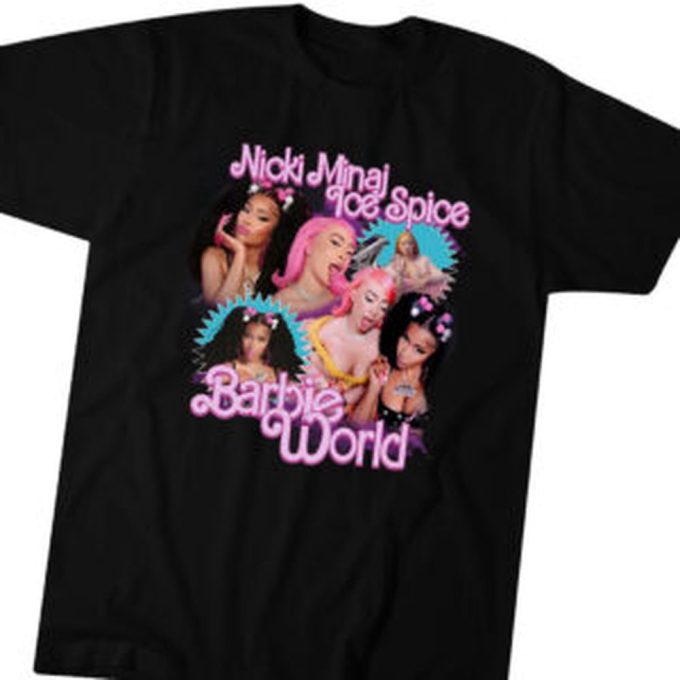 Nicki Minaj X Ice Spice Barbie World T-Shirt 7