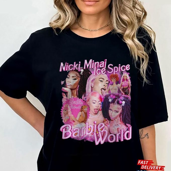 Ice Spice Nicki Minaj Barbie World Aqua Shirt 3