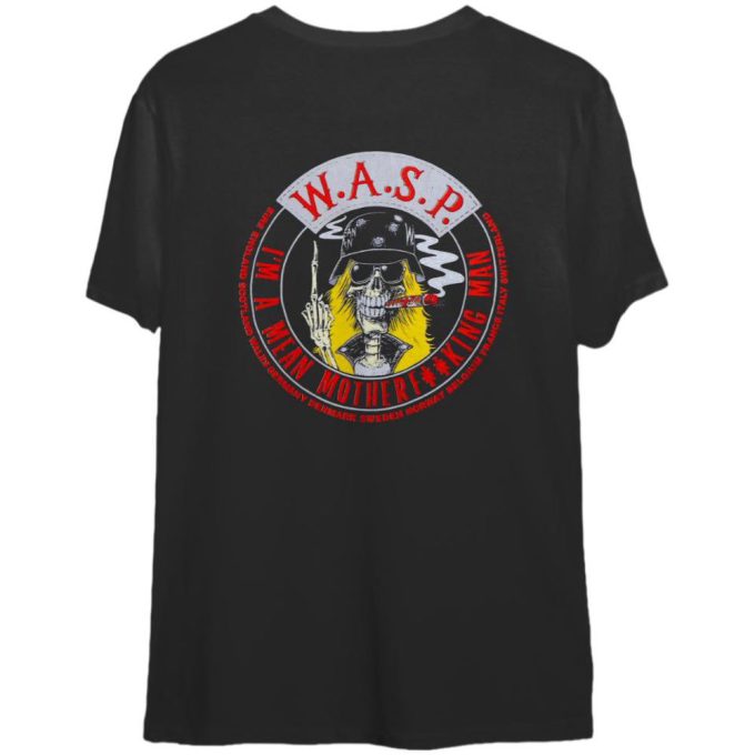 Vintage 1989 Wasp I'M A Mean Motherfucking Man Shirt Gift For Men And Women 2