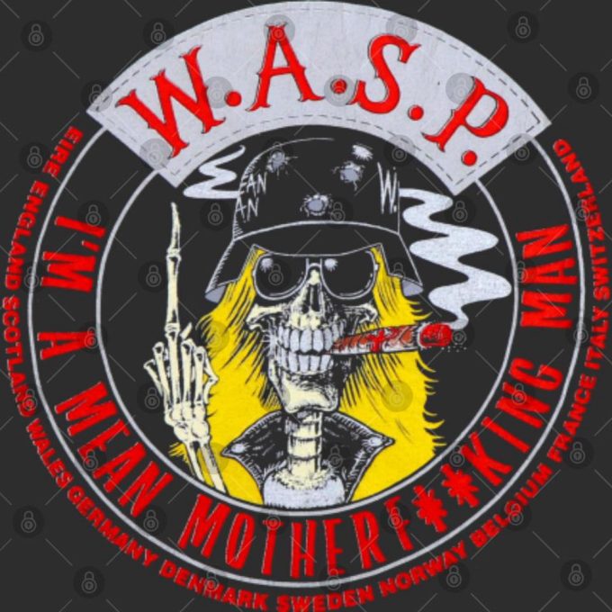 Vintage 1989 Wasp I'M A Mean Motherfucking Man Shirt Gift For Men And Women 4