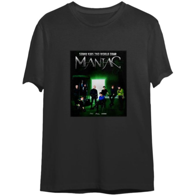 Stray Kids 2Nd World Tour Maniac 2024 Shirt Gift For Men And Women 1