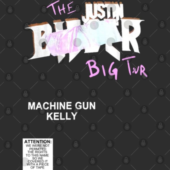 The Justin Bieber Big Tour Machine Gun Kelly Shirt Gift For Men And Women 3