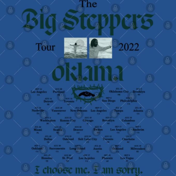 The Big Steppers Tour Okalama 2024 Vintage Shirt Gift For Men And Women 4