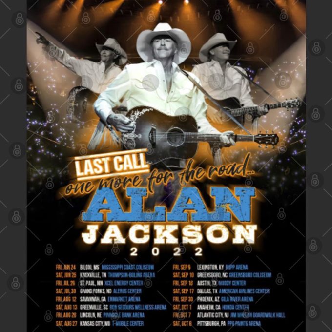 Alan Jackson Last Call One More For The Road Tour 2024, Alan Jackson The Last Call Shirt Gift For Men And Women 4