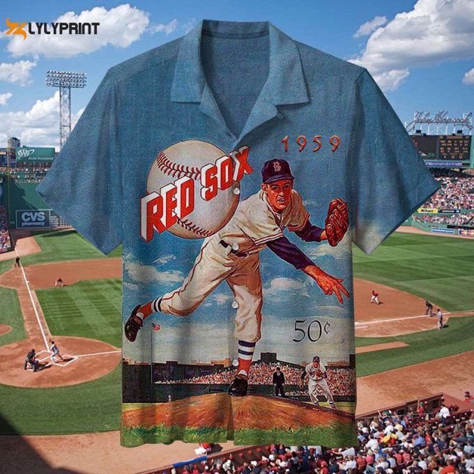 1959 Boston Red Sox Vintage Hawaiian Shirt 1