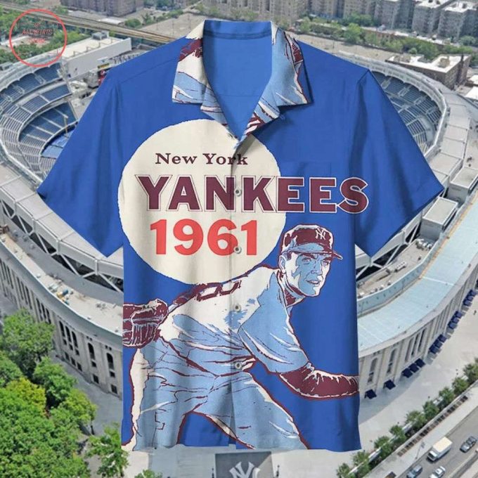 1961 New York Yankees Retro Hawaiian Shirt 1