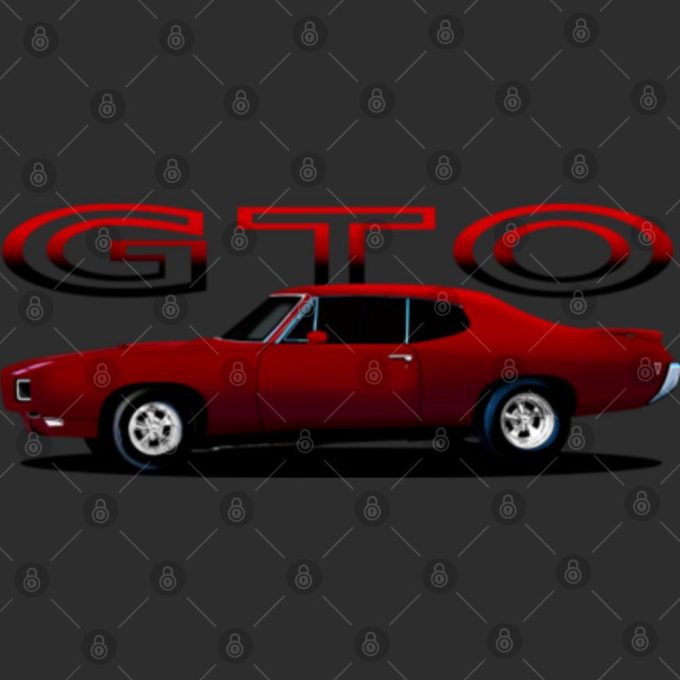 1968 Pontiac Gto - Pontiac Gto - T-Shirt 4