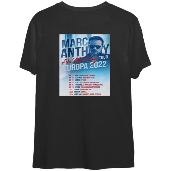 2 Sides Marc Anthony Music Concert 2022, T-Shirt 2