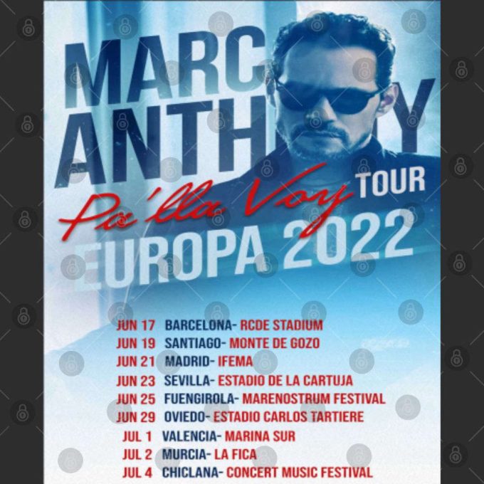 2 Sides Marc Anthony Music Concert 2022, T-Shirt 4