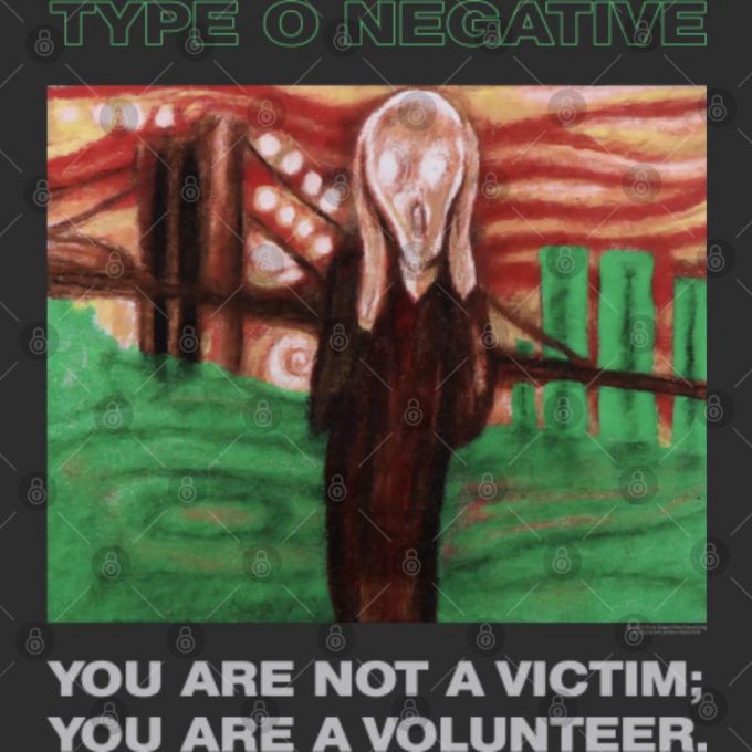 2000 Type O Negative You Are Not A Victim T-Shirt 3