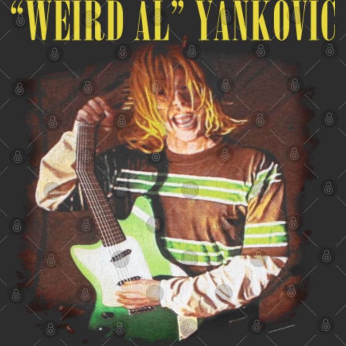 2010 Weird Al Yankovic &Quot;Smells Like Nirvana&Quot; Parody Shirt - 1992 Reissuse Gift For Men And Women 4