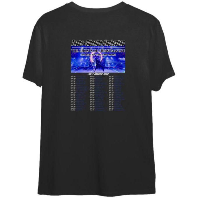 2022 Trans-Siberian Orchestra The Ghosts Of Christmas Eve Winter Tour T-Shirt 2