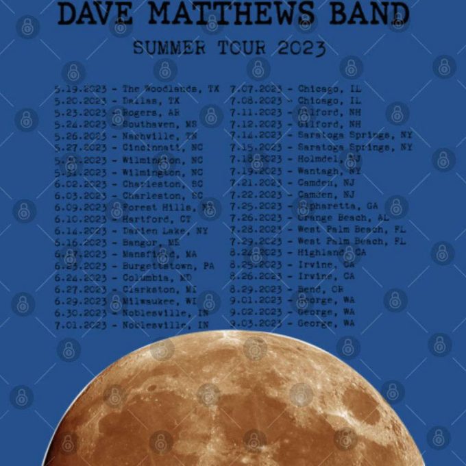 2023 Concert Dave Matthews Band Shirt, Dmb Dave Matthews Band T-Shirt 4