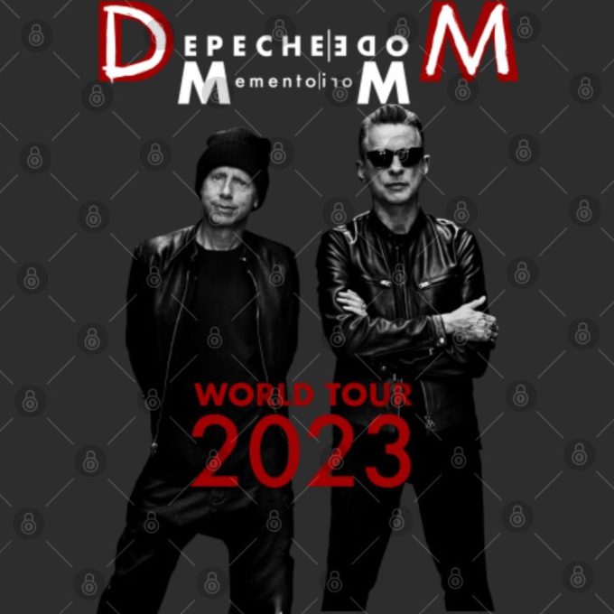 2023 Depeche Mode Memento Mori World Tour T-Shirt - Rock Tour Shirt 3