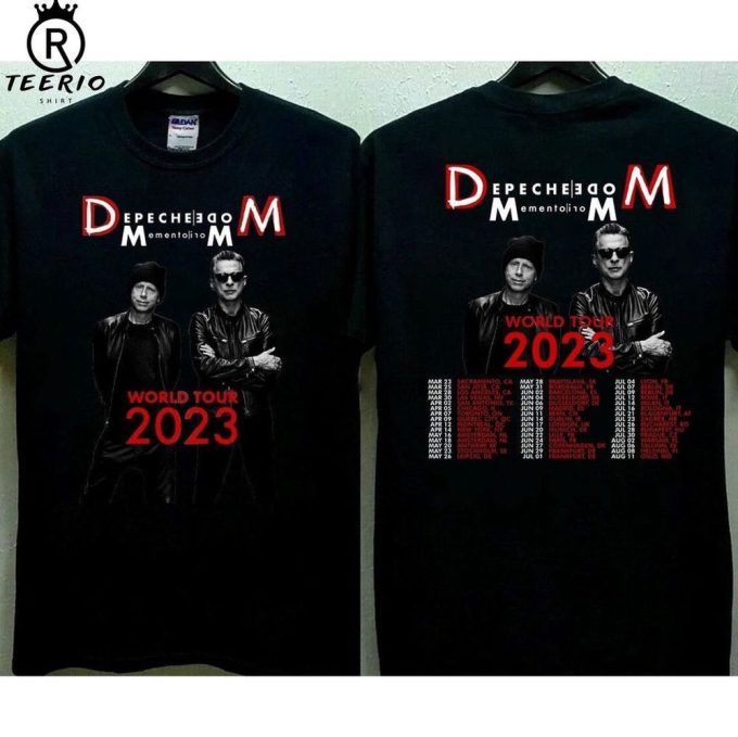 2023 Depeche Mode Memento Mori World Tour T-Shirt - Rock Tour Shirt 5