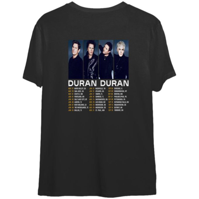 2023 Duran Duran North American Tour T-Shirt, Duran Duran Future Past 2023 Tour T-Shirt 2