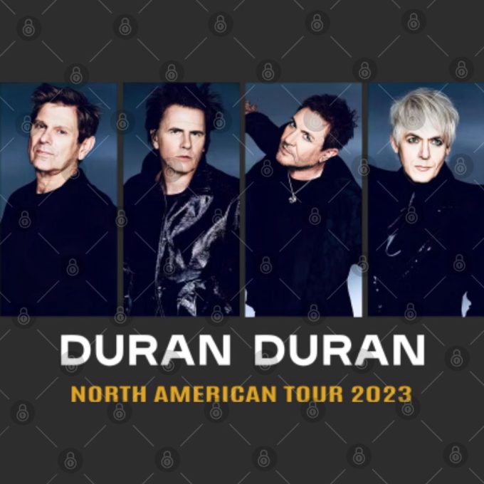 2023 Duran Duran North American Tour T-Shirt, Duran Duran Future Past 2023 Tour T-Shirt 3