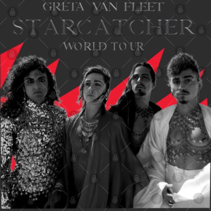 2023 Greta Van Fleet Starcatcher World Tour T-Shirt, Greta Van Fleet Tour 2023 T-Shirt 3