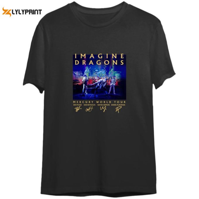 2023 Imagine Dragons Mercury World Tour Shirt, Imagine Dragons T Shirt 1