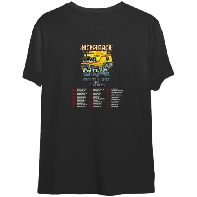 2023 Nickelback Band Concert Shirt, Nickelback Get Rollin' Tour 2023 Shirt 2