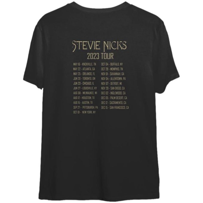 2023 Stevie Nicks Tour T-Shirt: North American Concert Shirt 2