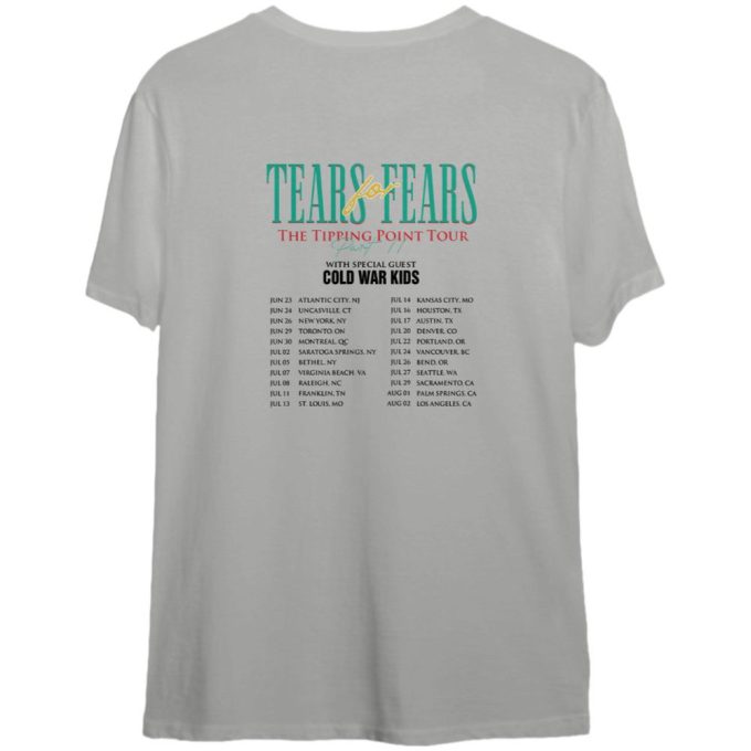 2023 Tff Tipping Point Tour Shirt: Concert Band Tee With Tff Logo 2