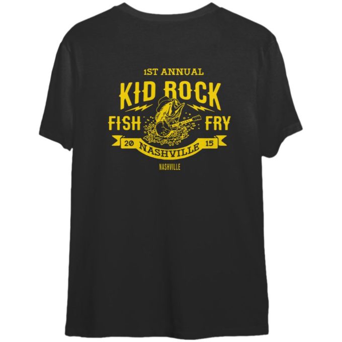 2023 Tour Fish Fry Kid Rock Tshirt - Rock Your Style With Kid Rock Fish Fry Shirt 2
