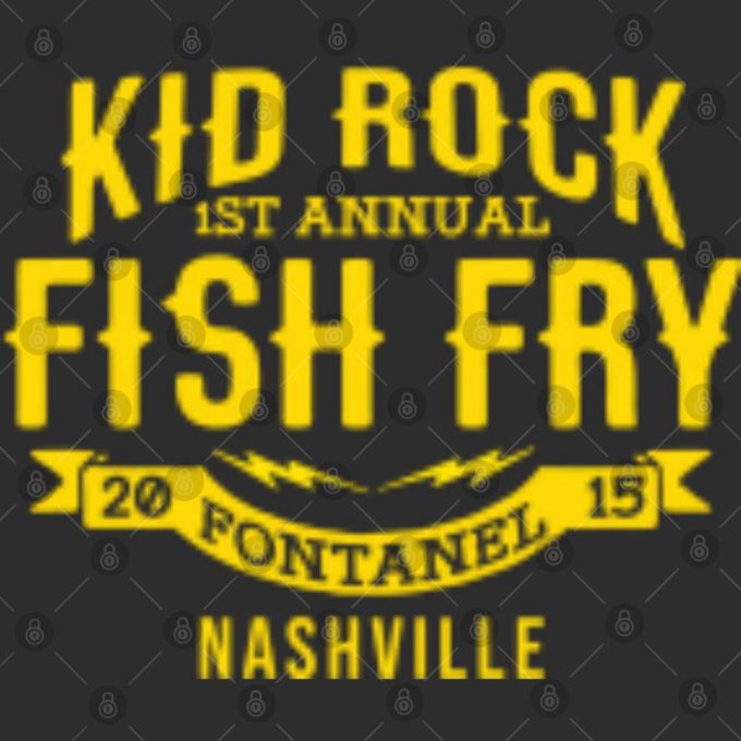 2023 Tour Fish Fry Kid Rock Tshirt - Rock Your Style With Kid Rock Fish Fry Shirt 3