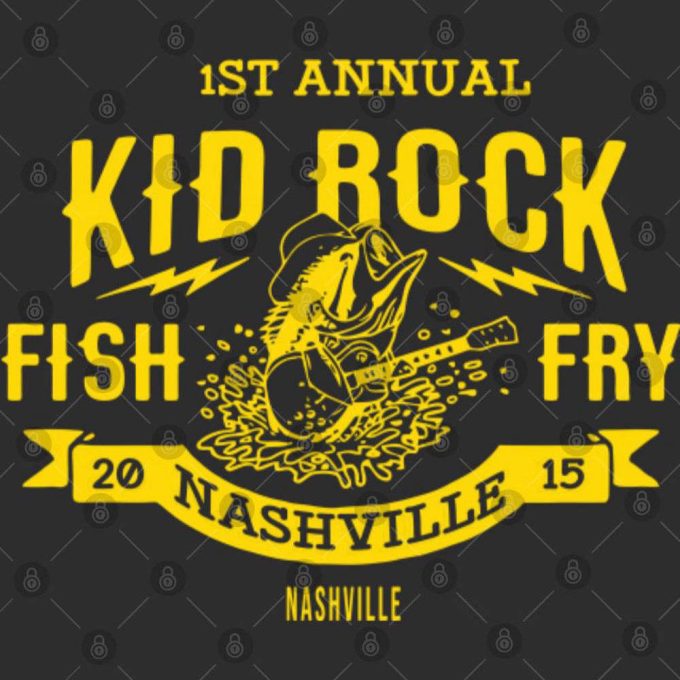 2023 Tour Fish Fry Kid Rock Tshirt - Rock Your Style With Kid Rock Fish Fry Shirt 4