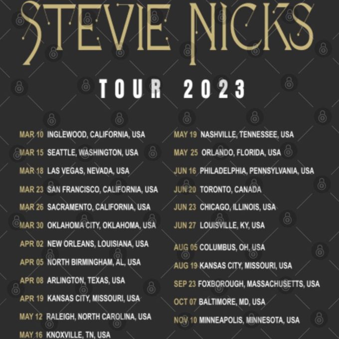 2023 Tour Stevie Joel Billy One Two Night Icons Nick T-Shirt 5