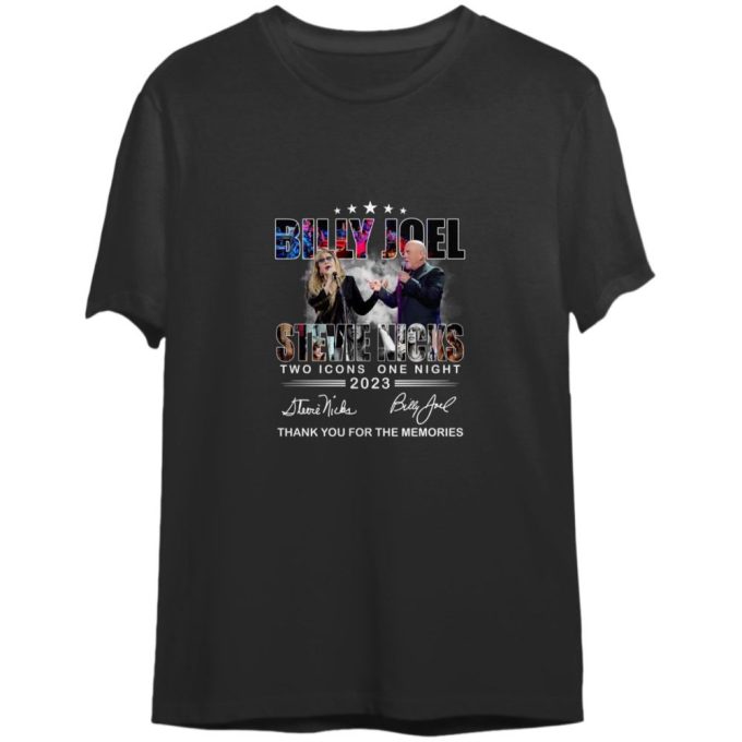 2023 Tour Stevie Joel Billy One Two Night Icons Nick T-Shirt 1