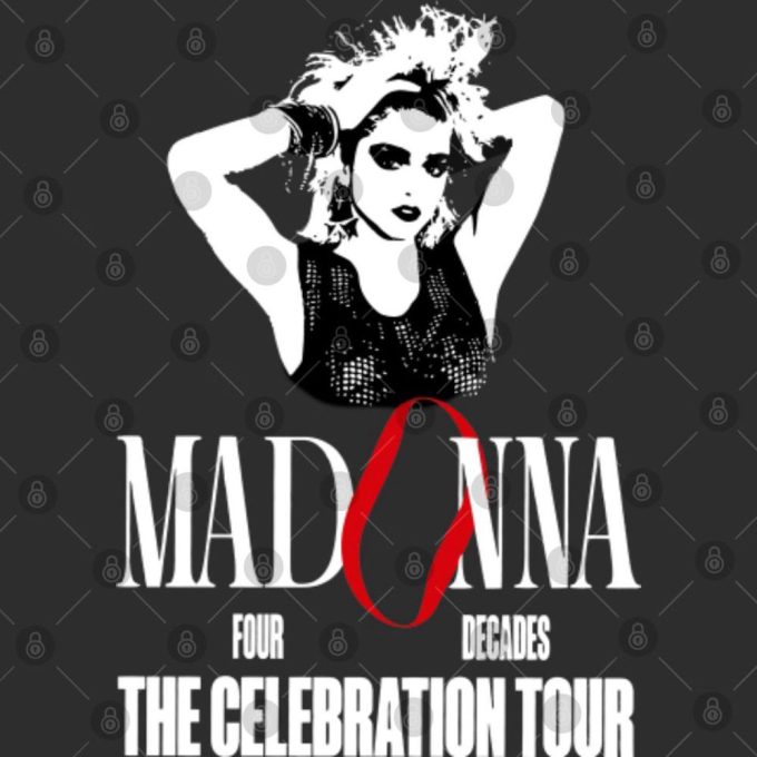 2024 Madonna The Celebration Tour T-Shirt, Madonna 90S Vintage Shirt 3